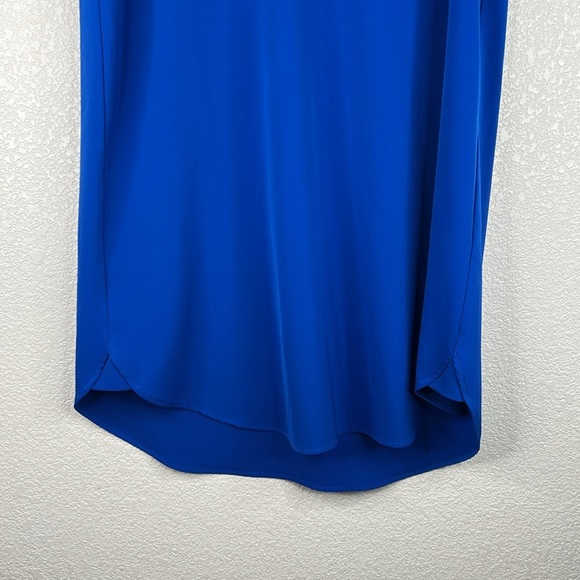 ABS Blue Crewneck Tank Jersey Casual Summer Sporty Dress Size Large - Picture 3 of 6